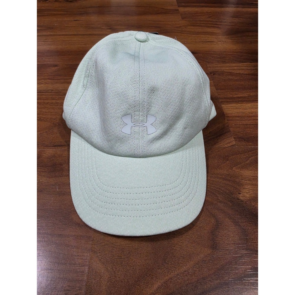 Under Armour Hat Womens OSFA Mint Green NEW HeatGear Adjustable Athletic Cap